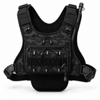 KORERIG 01 hydration vest in Black Camo, front view
