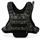 KORERIG 01 hydration vest in Olive Camo, front view