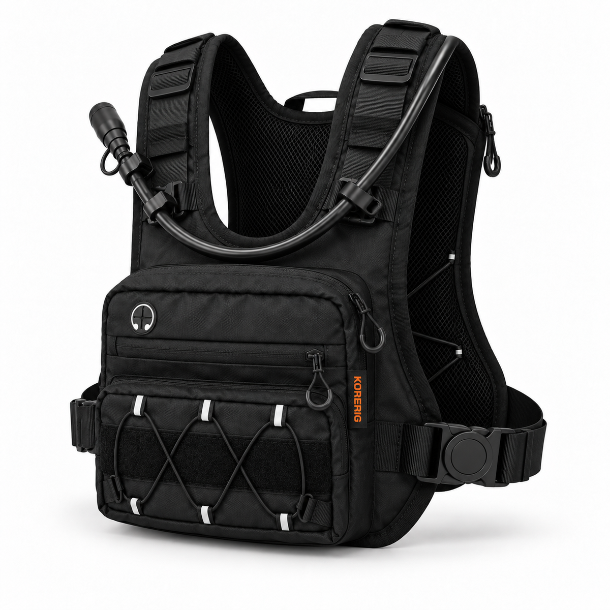 KORERIG 01 hydration vest in Black